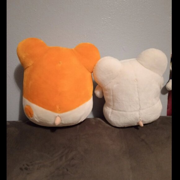 Vintage LARGE Anime Cartoon Hamtaro Bijou Ribon-Chan Hamster Japanese Plush lot - Picture 4 of 9